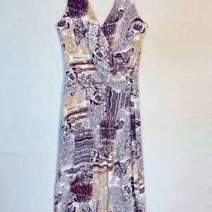 BATIK tropical, print, sleeveless midi dress, medium
Excellent condition